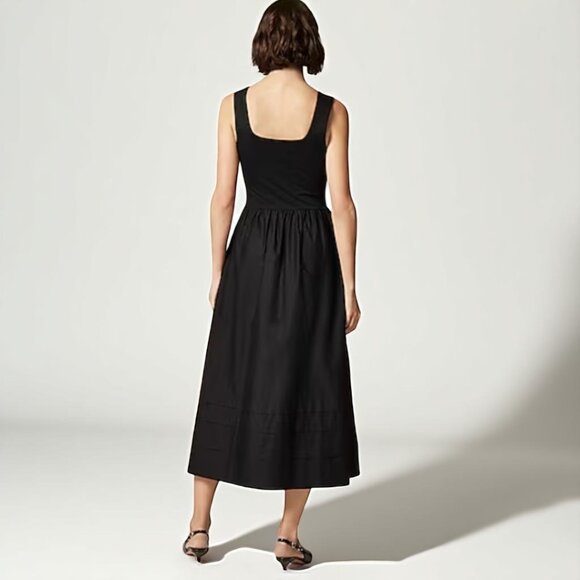 J. Crew Petite drop-waist mixy dress Size Medium Petite - Picture 2 of 14